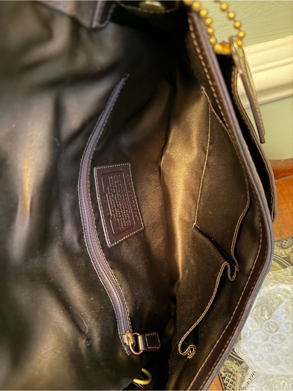 Coach Dark Brown Soho Buckle Flap Shoulder Bag - Picture 4 of 9